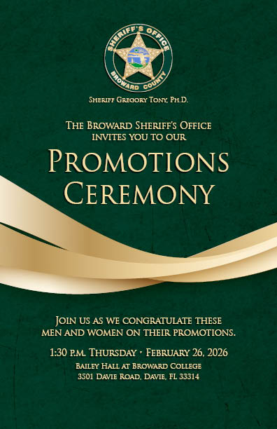 BSO Promotions Ceremony Flyer