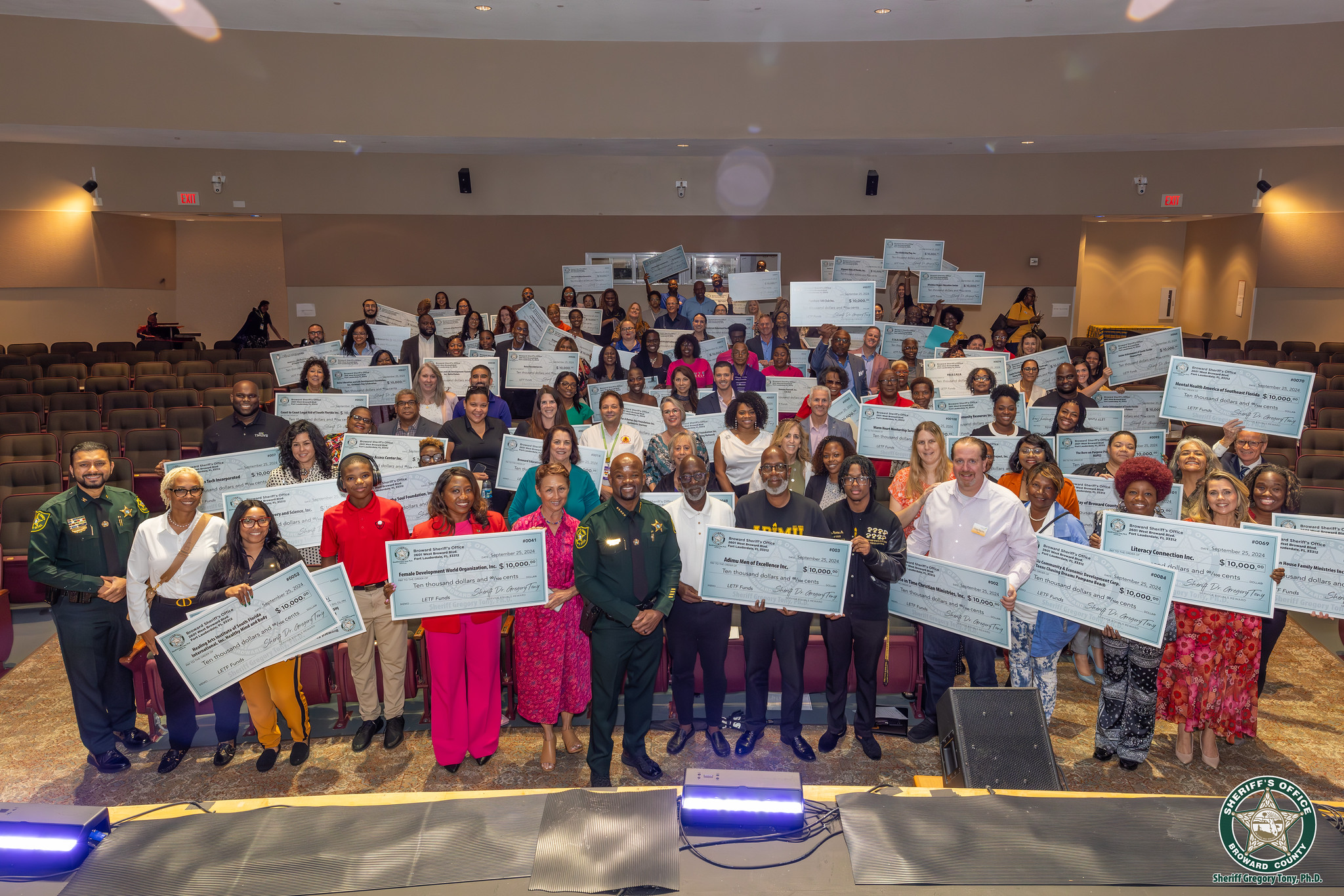 FY24-25 LETF Check Disbursement Ceremony, September 25, 2024